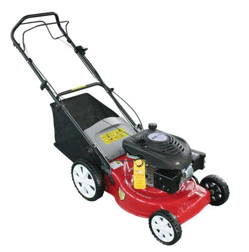 18 Inch Hand push Gasoline lawn mower , Petrol / Gas powered lawn mower