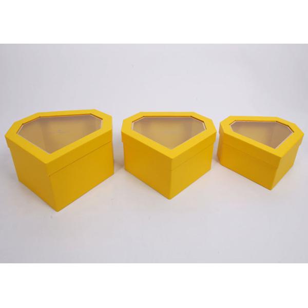 Nested Diamond Shaped Box / Printing Custom Luxury Boxes With Hot - Stamped Foil