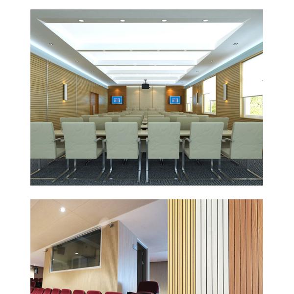 Панель внутренней стены 2400*600*22mm предкрылков MDF деревянная акустическая