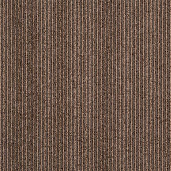 Meeting Room Striped Carpet Tiles 3 Mm - 4 Mm Pile Height 600 G / M2 Pile Weight