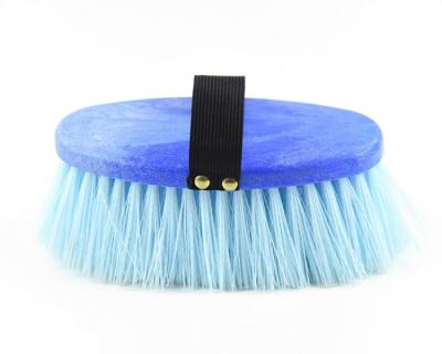 20*6cm Horse Grooming Brushes Customize Logo Printing With Macroporous Brush Wire
