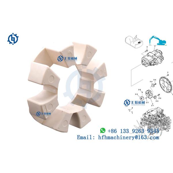 Commande en caoutchouc du moteur CF-H-050 couplant des pièces de machines de