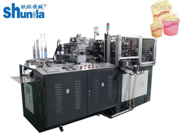 Copo de papel automático do CE da selagem do ar quente que forma a máquina para a bebida fria