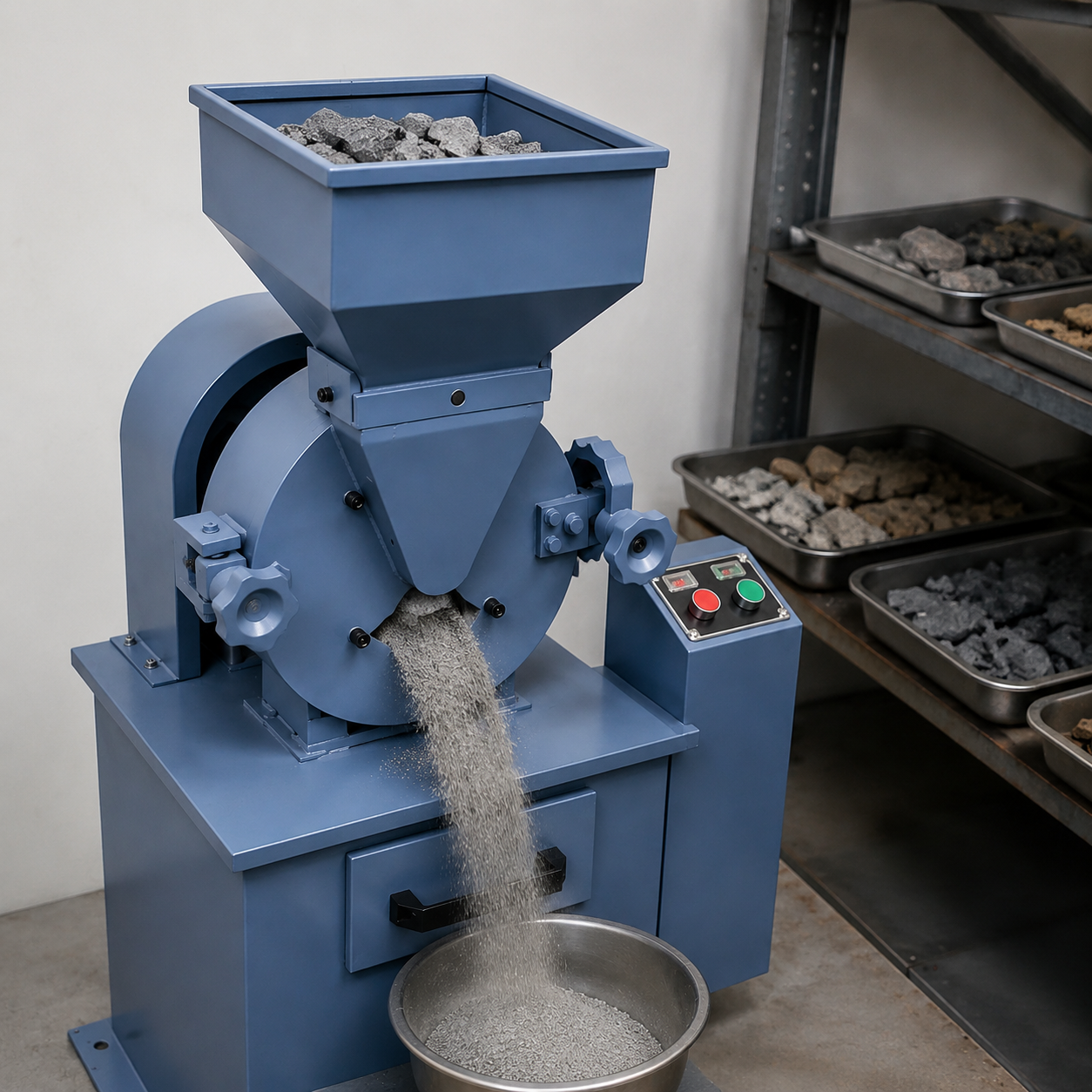 High Efficiency Φ200 Disc Pulverizer for Geological and Metallurgical Laboratory Testing