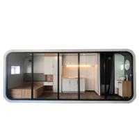Appartement unique de style moderne Salle de soleil en verre Cabane à pommes