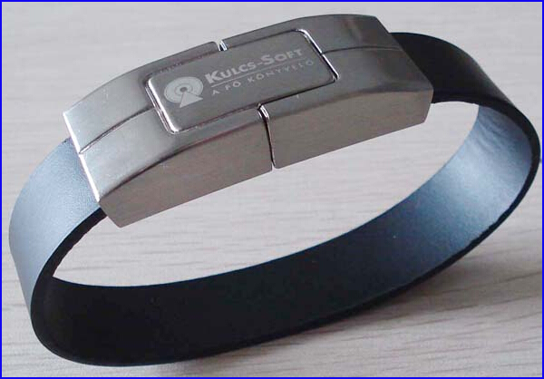 Bulk Heavy Watch Wristband 4GB USB Memory Drive Pen Drive Leather Band