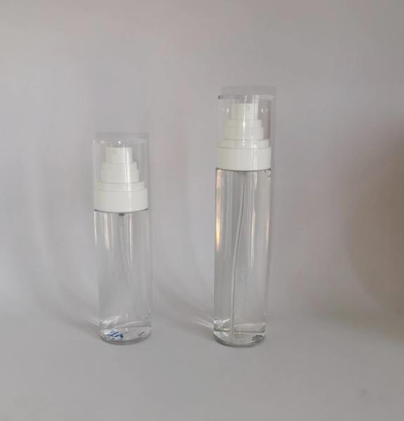 O animal de estimação K316 plástico de empacotamento cosmético engarrafa a névoa fina pequena vazia 100ml 125ml da proteção solar