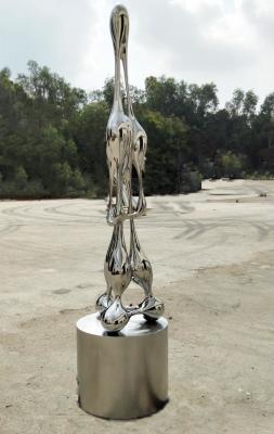 Durable Modern Metal Stainless Steel Sculpture Outdoor For Garden Decoration