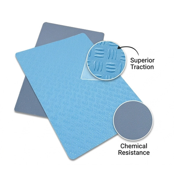 FRP Flat Panel Textured Surface Chemical Resistant Sturdy Lightweight Panels