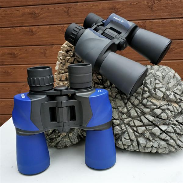 7x50 Blue Military Grade Waterproof Binoculars Telescope For Adults Hunting