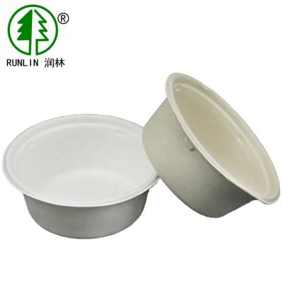 Bacia biodegradável do bagaço da cana-de-açúcar da salada 16OZ Compostable para afastado
