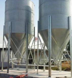 33.5ton Poly Grain Bin Poultry Farm Equipment