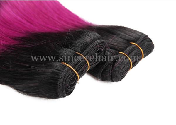 20 Inch Hot Sell Ombre Human Hair Extensions, 50 CM Ombre Remy Human Hair Weft Extensions 100 Gram 3.52 OZ For Sale