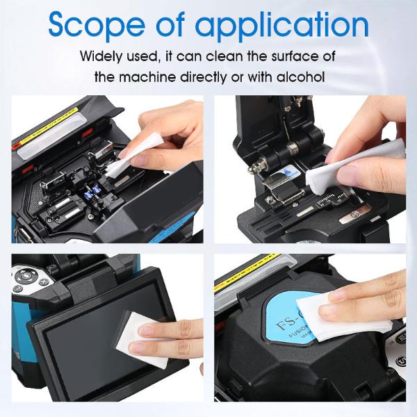 FONGKO AUA-Y3 Cleaning Dust-free Paper Suitable for SC/FC/ST/LC FTTH Tool Fiber Optic Dust-free Paper Fiber Cleaning Paper