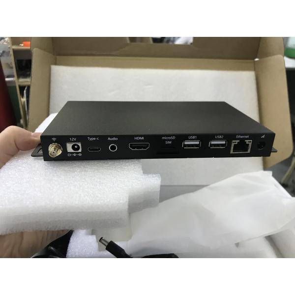 Медиа-проигрыватель Signage цифров металла EDP HD коробки LVDS медиа-проигрывателя LAN 4G WIFI BT опционный