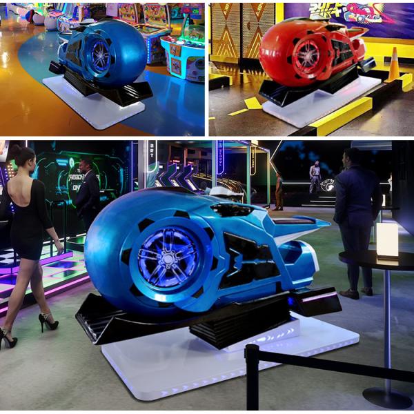9D VR участвуя в гонке мотоцикл торгового центра 1.5KW автомобиля имитатора сумасшедший участвуя в гонке имитатор