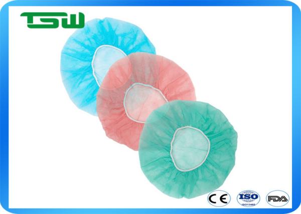 Colorful Disposable Medical 10gsm Non Woven Surgical Cap