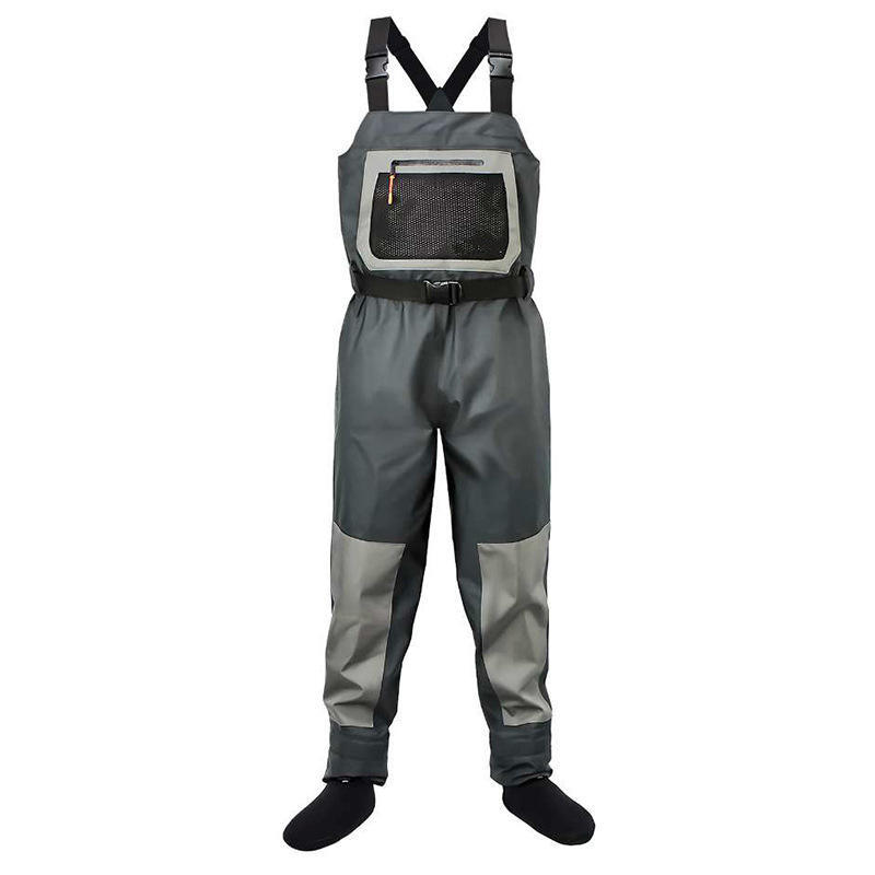Waterproof PVC Waders Breathable Cold Water Waders Ergonomic For Hunting Fly Fishing