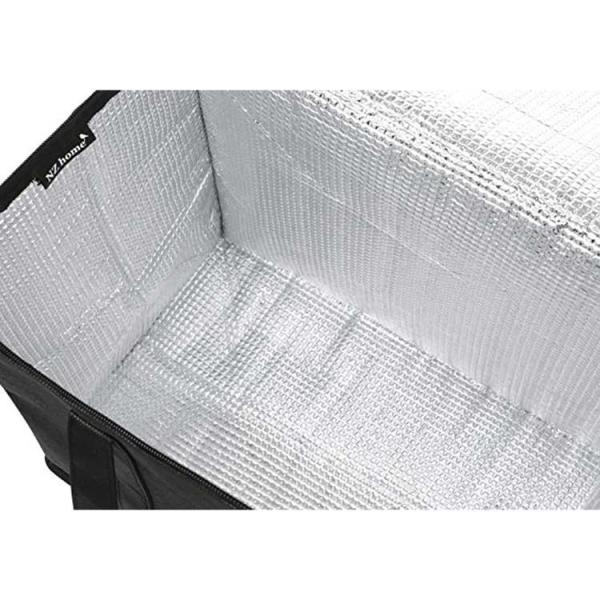 Reinforced Food Delivery Insulated Cooler Bag, Promotional Custom Recyclable Aluminum Foil Picnic Insulated Lunch