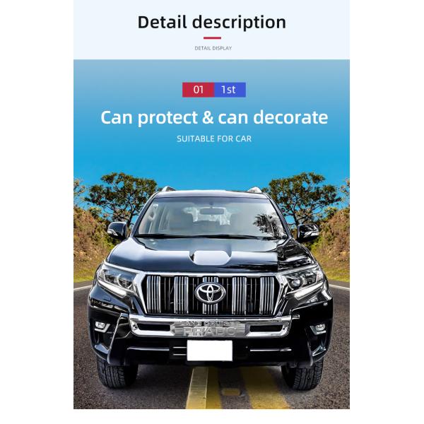Defense Against Off Road Toyota Prado Front Bumper Angled Designs