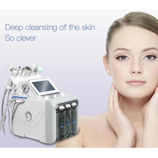 H2O2 Hydra Dermabrasion Machine , Oxygen Jet Peeling Hydrafacial Device