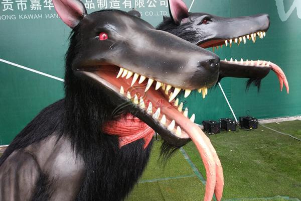 Animais Animatronic realísticos da prova da neve, vida elétrica - faça sob medida o monstro com pele