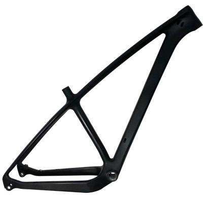 27.5 Plus Carbon Mtb Frame 12mm através do eixo Freno de disco Cablagem interna 1160 gramas para mountain bike / bicicleta