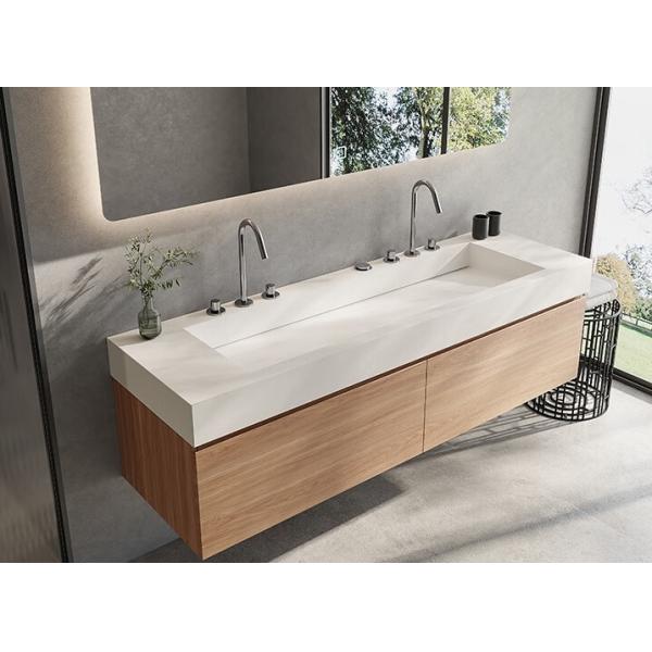Smart Mirror Touch Screen LED Lighted Salon Wall Cabinet with Mirror in Bathroom