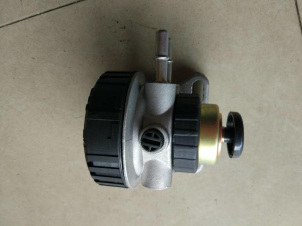  Excavator Diesel Fuel Filter Head , Oil Filter Head Steel Materials