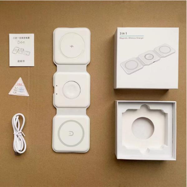 7.5W Maximum Output Charging Station for Mobile Phone Earphone and Watch Compatibility