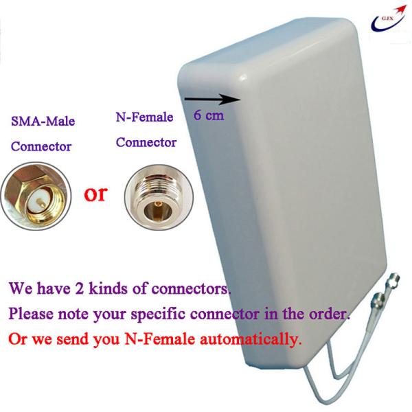 Dual band white ABS directional LTE MIMO Indoor outdoor panel antenna for signal enhancement any cellular application