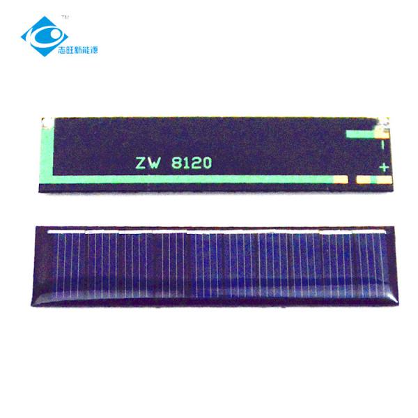 painel solar esparadrapo ZW-8120 Mini Solar Panel Mini Epoxy Solar Panel 5V ROHS da cola Epoxy feita sob encomenda de 0.2W