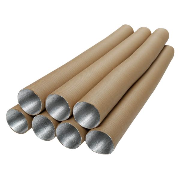 60mm 90mm  Diameter 1 Meter Brown Ducting Pipe For JP Air heaters 2-5Kw