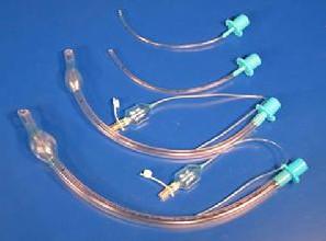 various types of endotracheal tube with cuff
