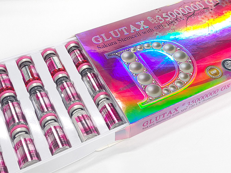 35000000GS Glutax FDA Approved Glutathione Injection Sakura Stemcell With SPF100 UV Protection