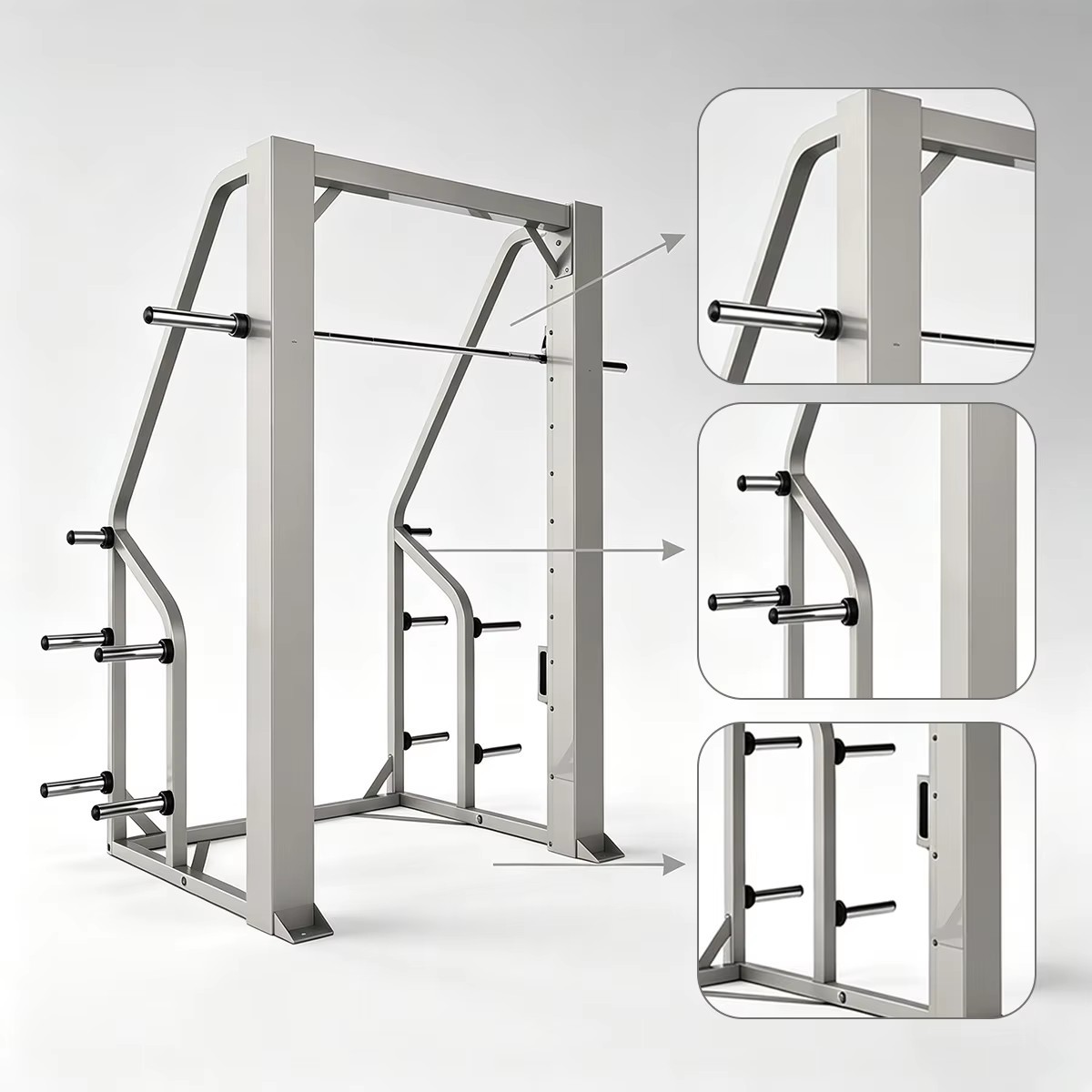 XS10 Smith Machine | Commercial Plate Loaded Smith Rack for Full Body Gym Training