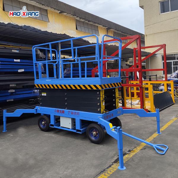 Indoor Outdoor Mini Mobile Scissor Lift 400kg-3100kg Wheeled Scissor Lift