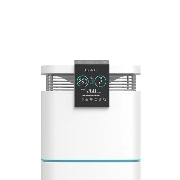 Homefish Controle Inteligente Grande Capacitação Purificador de Ar Operação silenciosa Purificador de Ar de Luz UV Com Ecrã Inteligente