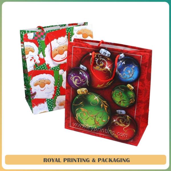 cheap and high quality customize colorful Ivory Board Paper Bag