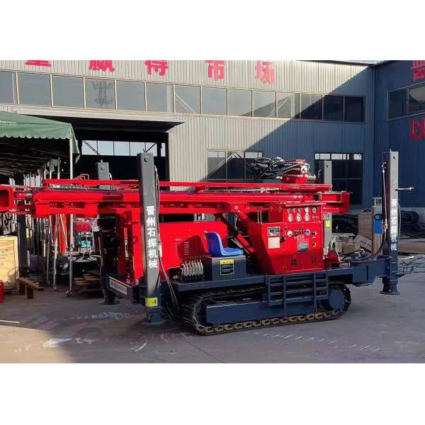 200 Meters Borewell Drilling Rig Yuchai Diesel Engine