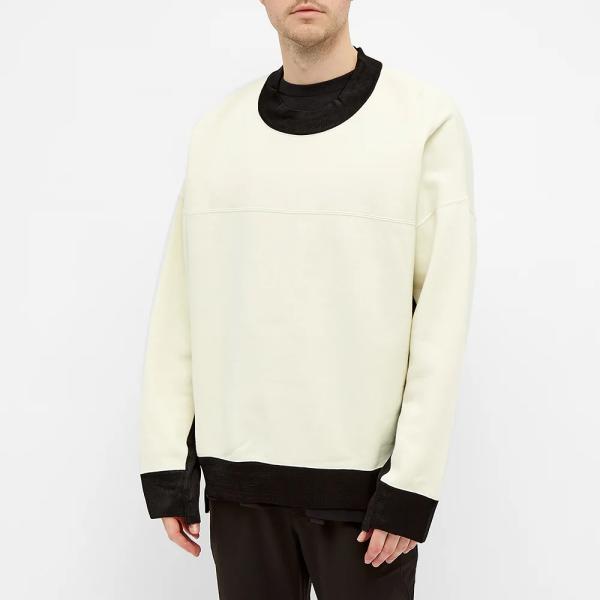 Фуфайка шеи экипажа ватки людей свободно приспосабливать обшитую панелями длинную фуфайку рукава