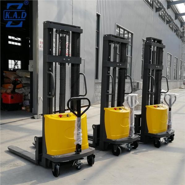 1500kg 1.5t Semi Electric Pallet Stacker Lifting 2m 3m 3000mm Walking Type Pallet Forklift