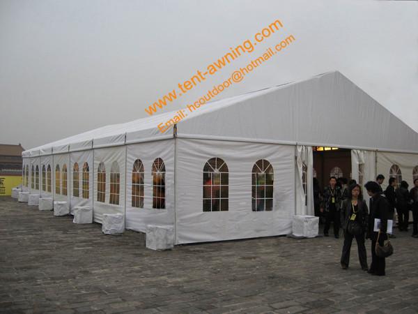 Waterproof  Frame Tent Aluminum Framework and  PVC Cover Outdoor Marquees
