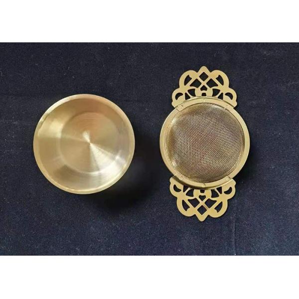 Lace Handle 304 Stainless Steel Tea Coffee Strainer Logo Customized