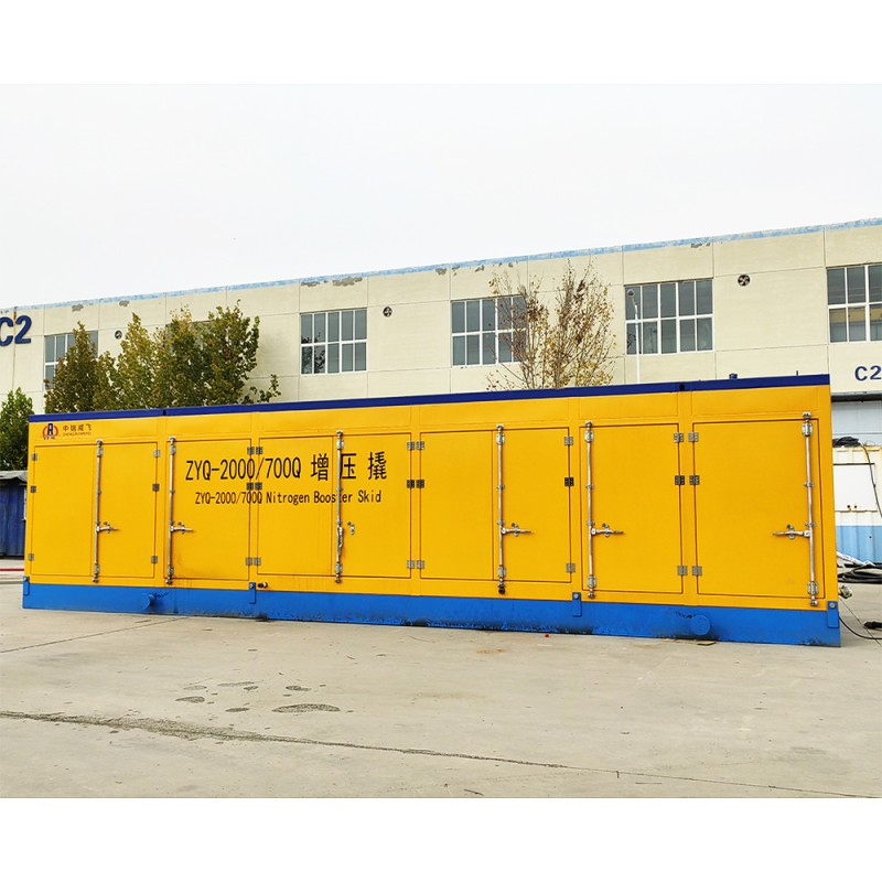 Industrial Skid Mounted Nitrogen Booster System PSA Technology Plug And Play Operation