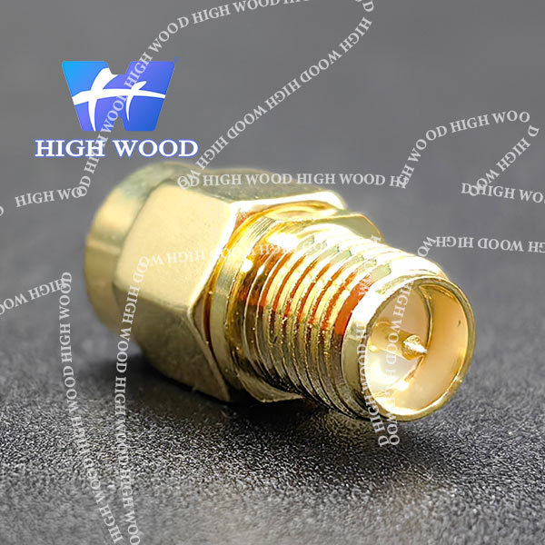SMA Series RF Coaxial Connector,SMA Straight Plug to Flange Jack JJ