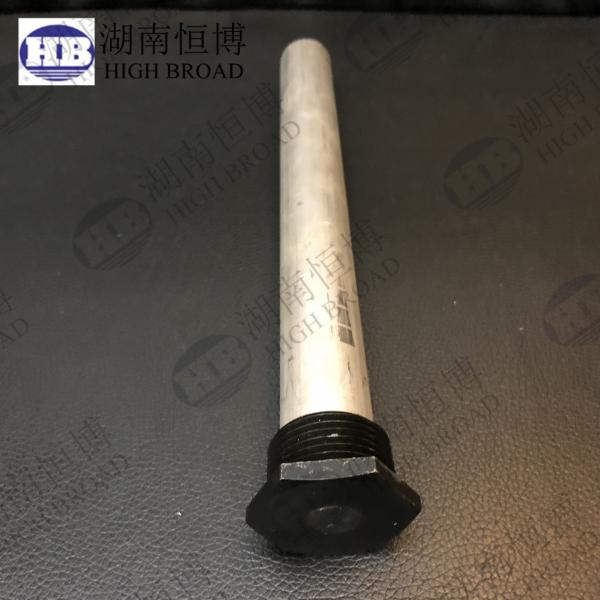Rodas de ânodo de magnésio extrudido para aquecedores de água quente M6 20x250 AZ31B Rodas de magnésio