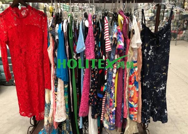 For Africa , used women's clothing , ladies cotton dresses , first grade second hand clothes