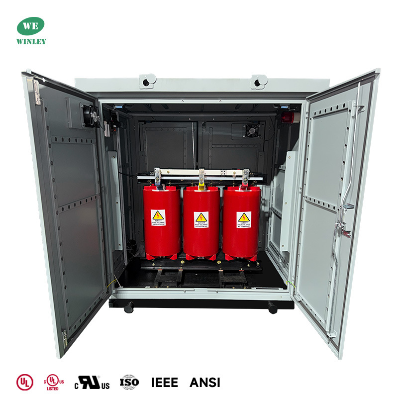 500kVA Cast Coil Dry Type Transformer 12470V to 480Y/277V Three Phase Exposy Resin Transformer for Data Center