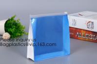 Clear Eva Pvc Bag With Zipper Swimwear Packaging Bag,Holographic Trendy Cosmetic Pvc Bag Portable Travel Makeup Bag